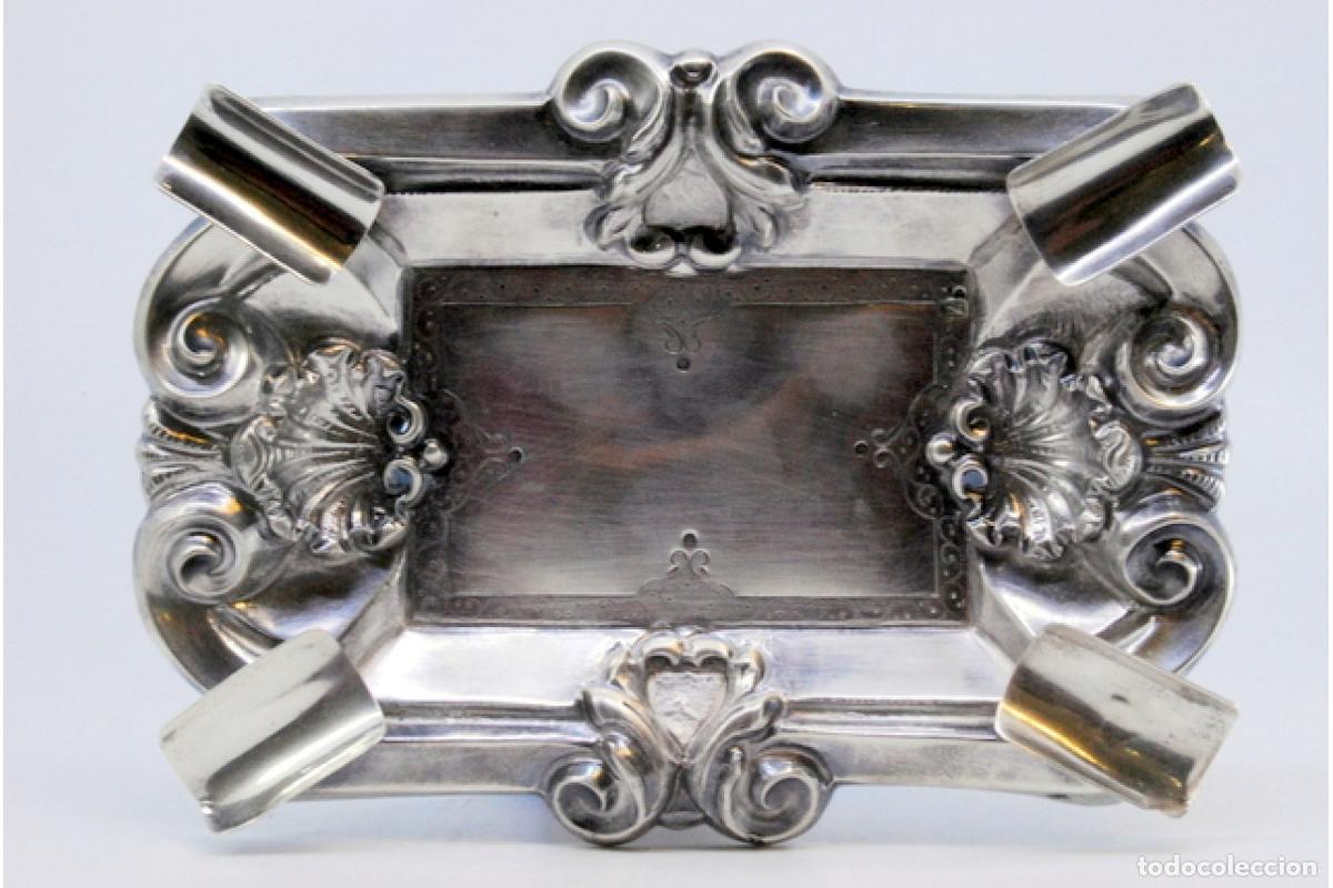 Antig&uuml;edades: Cenicero de plata - Foto 3
