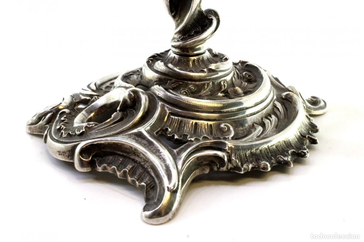 Antig&uuml;edades: candelabros de plata - Foto 7