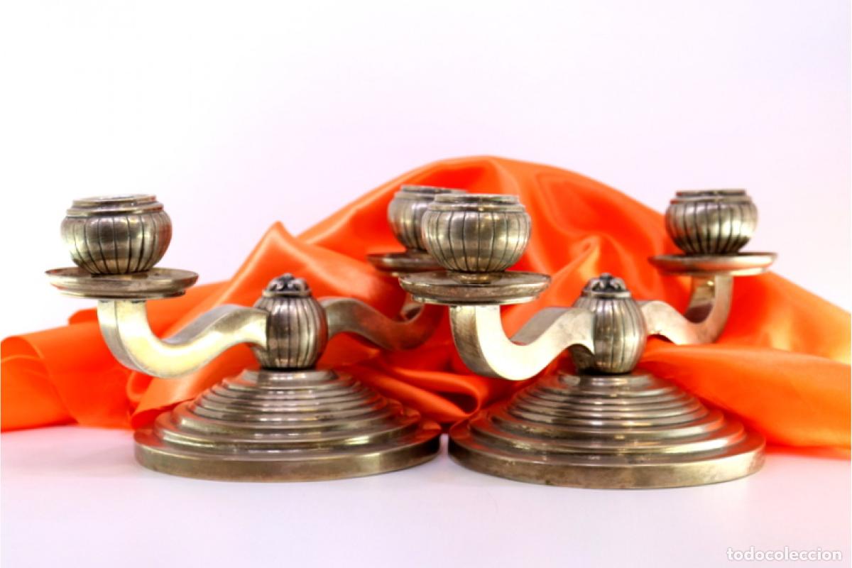 Antig&uuml;edades: candelabros de plata - Foto 5