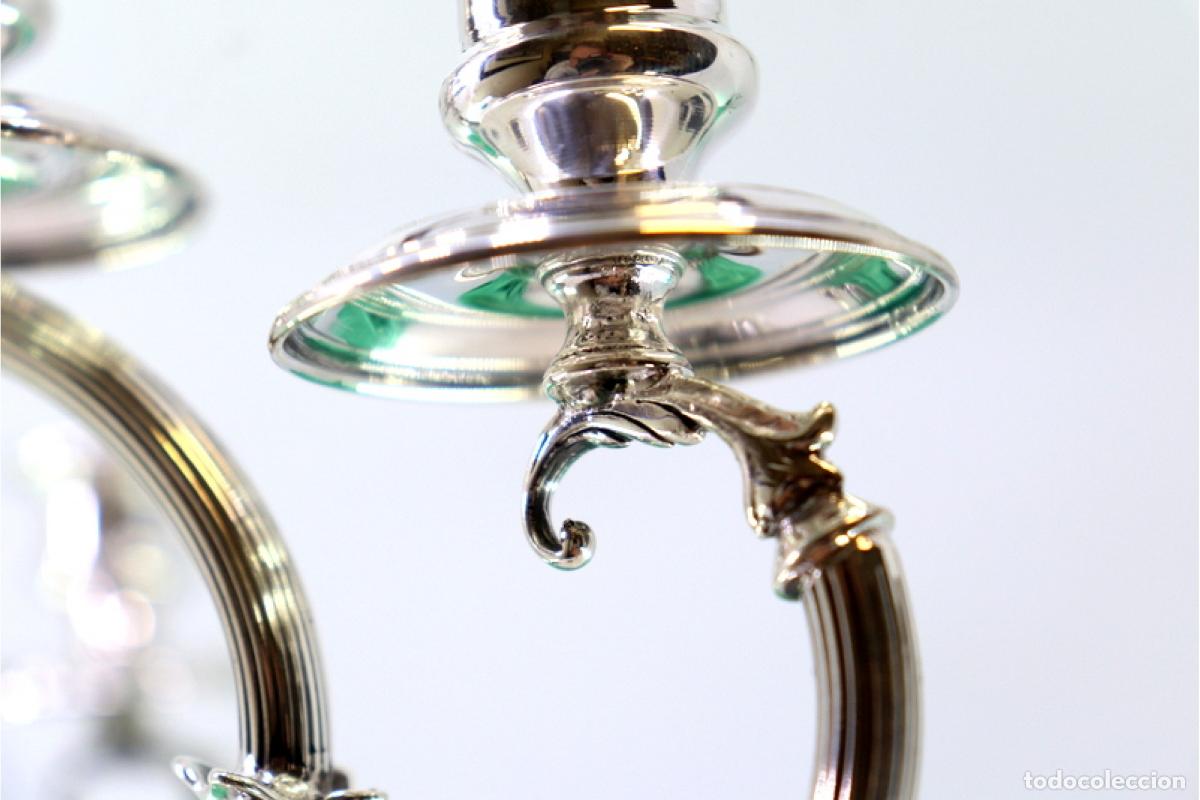 Antig&uuml;edades: candelabros de plata - Foto 4