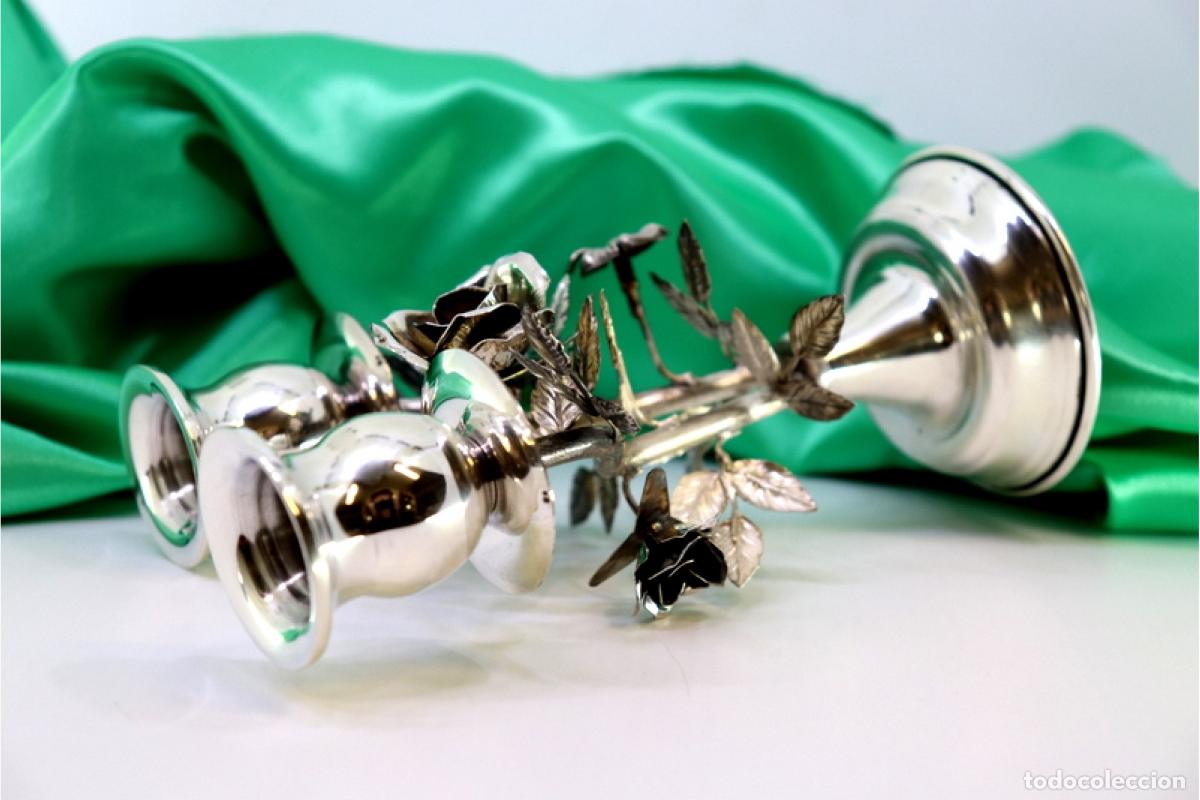 Antig&uuml;edades: candelabros de plata - Foto 7