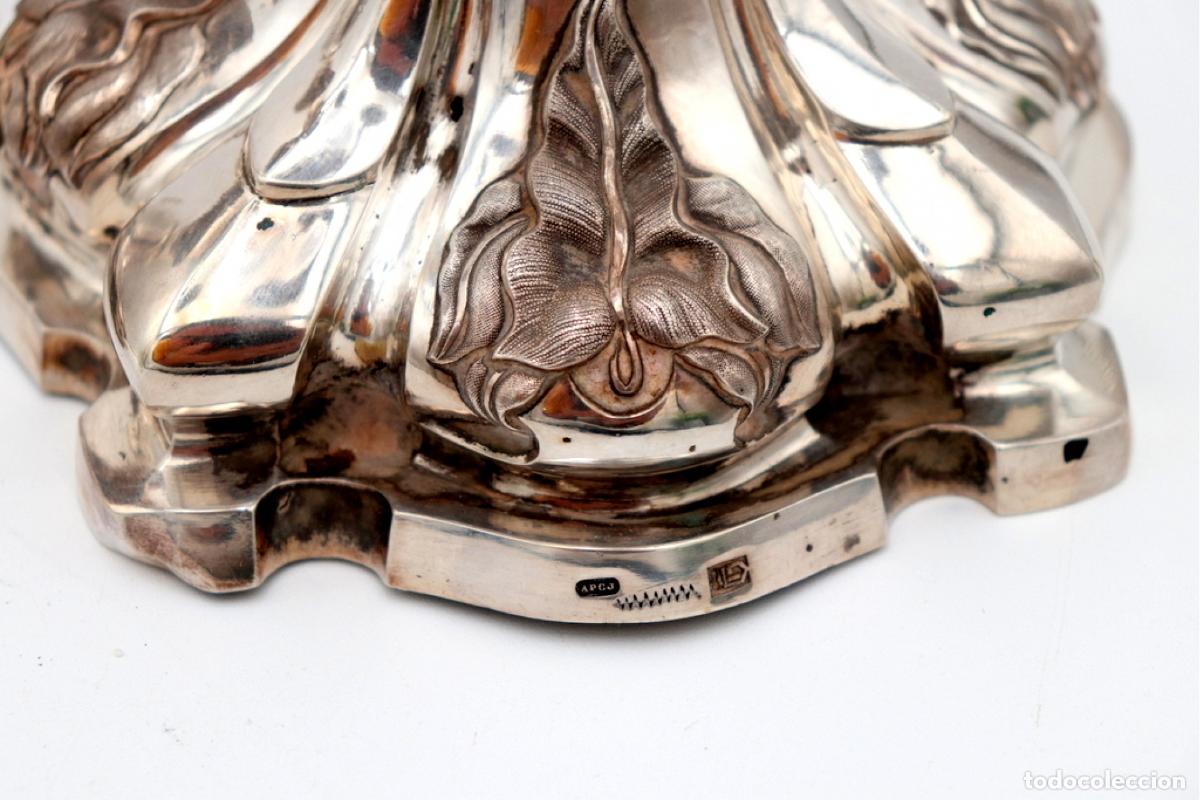 Antig&uuml;edades: candelabros de plata - Foto 2