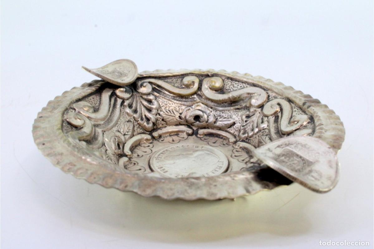 Antig&uuml;edades: Cenicero de plata - Foto 2