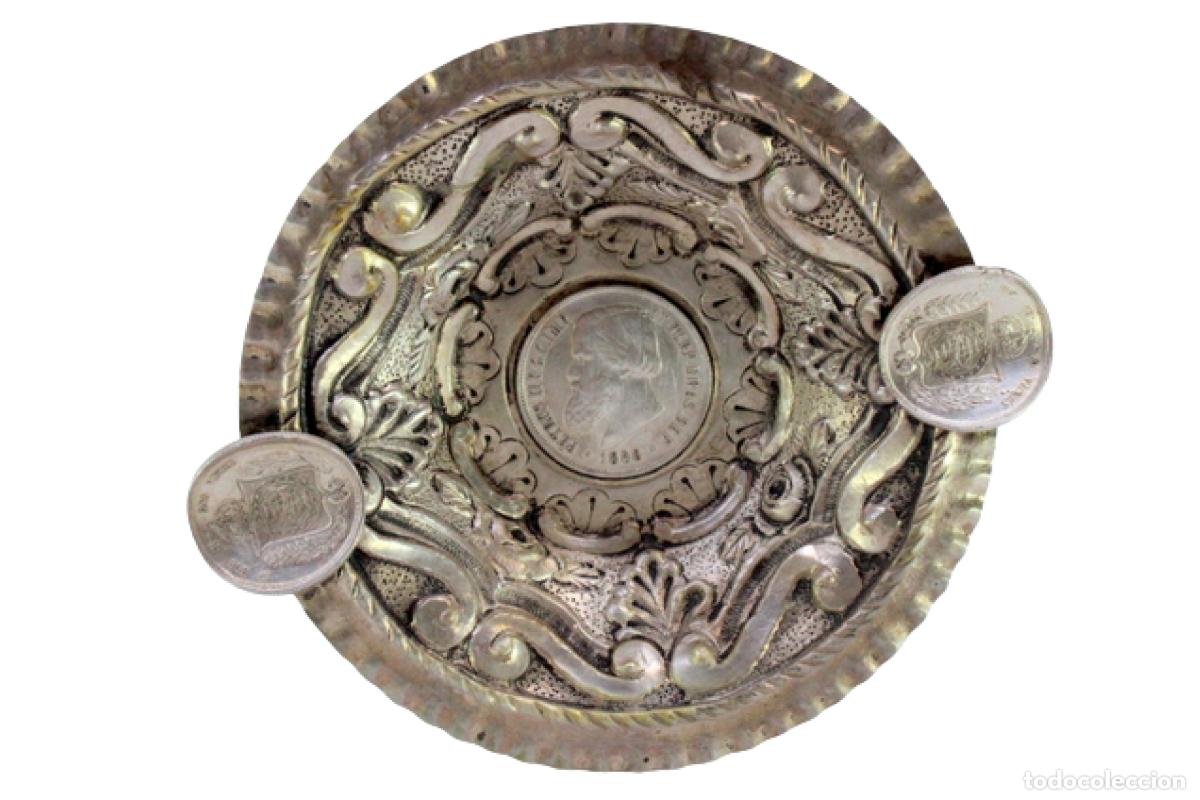 Antig&uuml;edades: Cenicero de plata - Foto 1