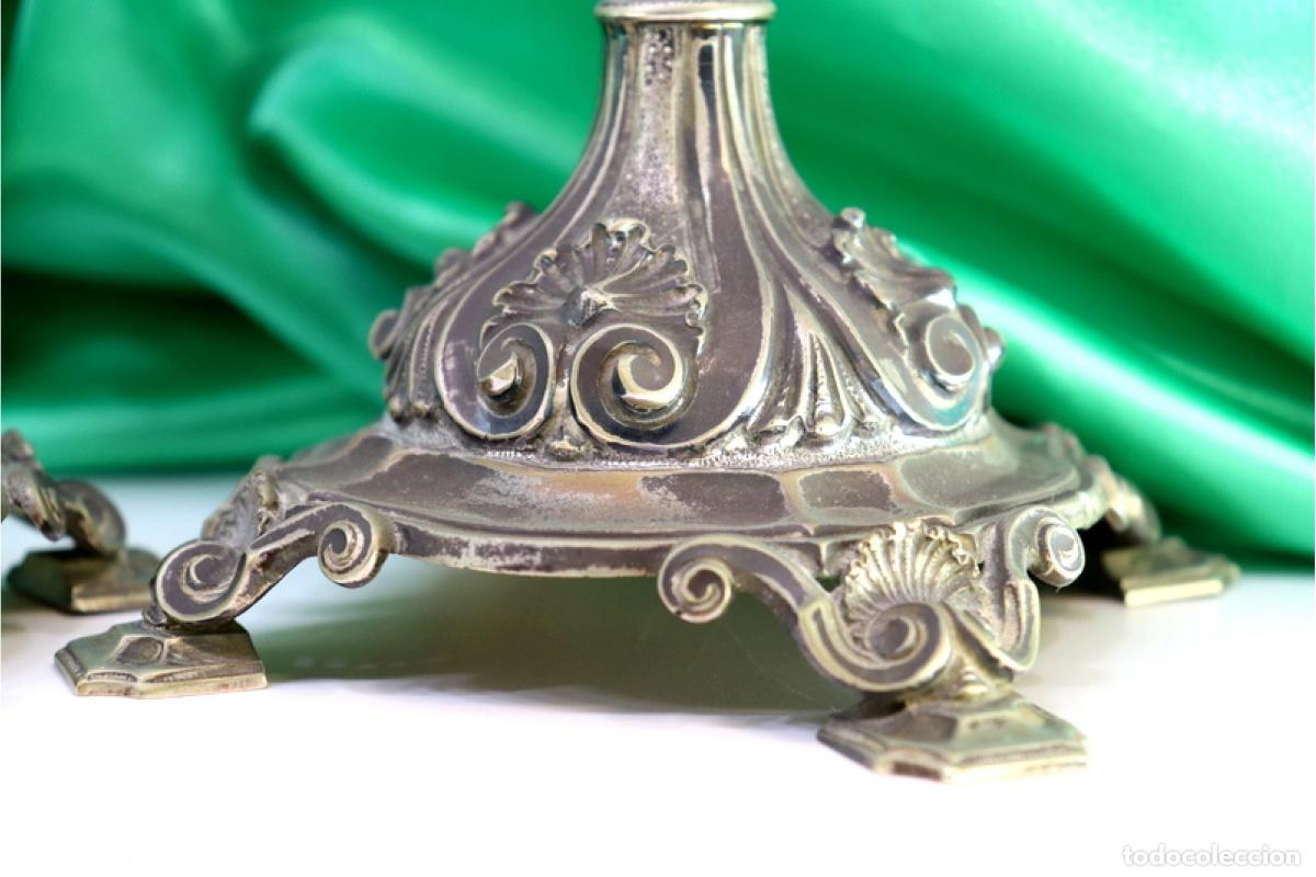 Antig&uuml;edades: candelabros de plata - Foto 7