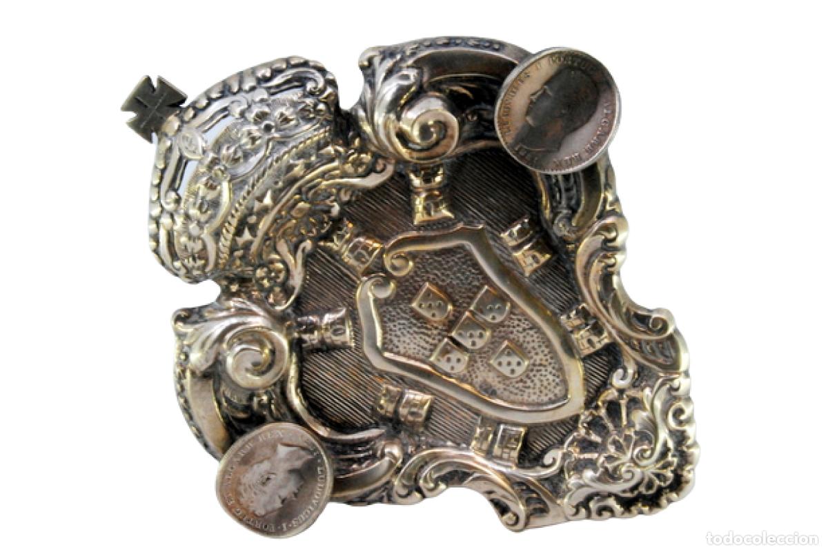 Antig&uuml;edades: Cenicero de plata - Foto 1