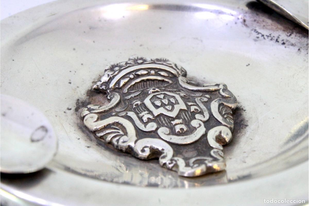 Antig&uuml;edades: Cenicero de plata - Foto 3