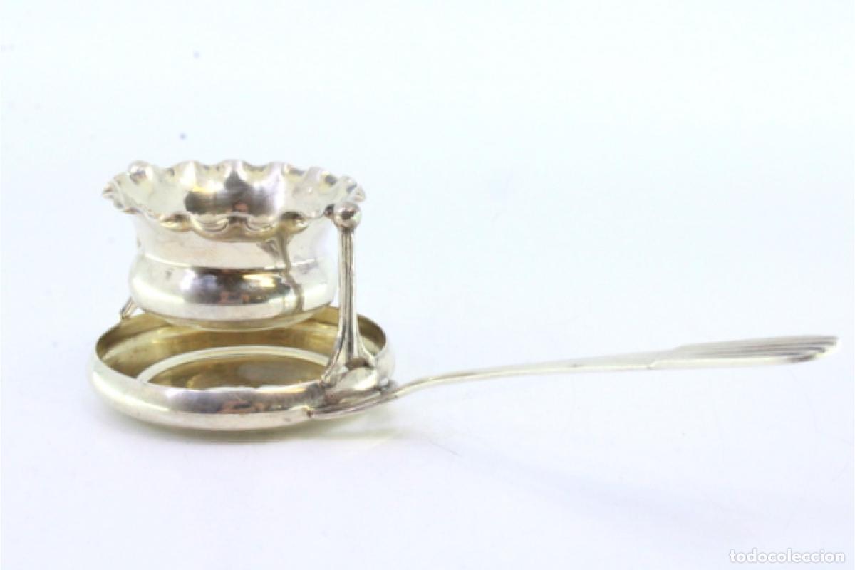 Antig&uuml;edades: Colador de t&eacute;, en plata - Foto 3