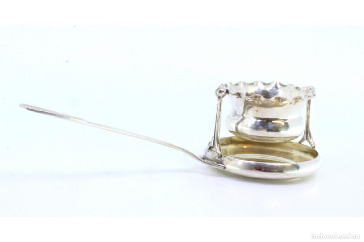 Antig&uuml;edades: Colador de t&eacute;, en plata - Foto 5