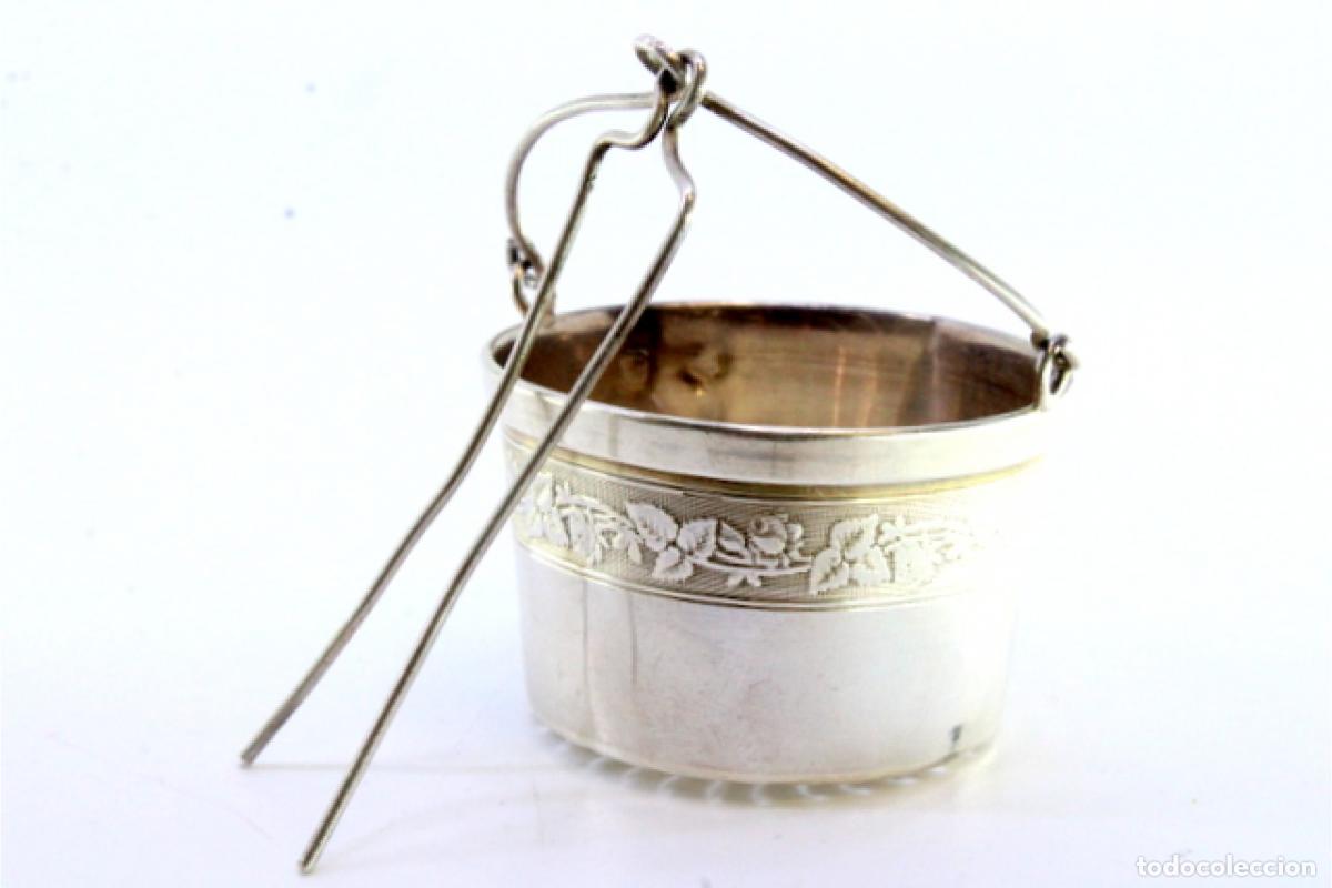 Antig&uuml;edades: Colador de t&eacute;, en plata - Foto 3