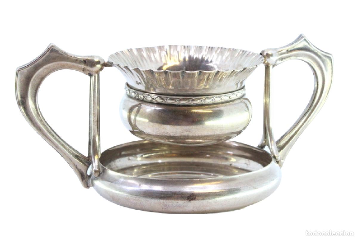 Antig&uuml;edades: Colador de t&eacute;, en plata - Foto 1