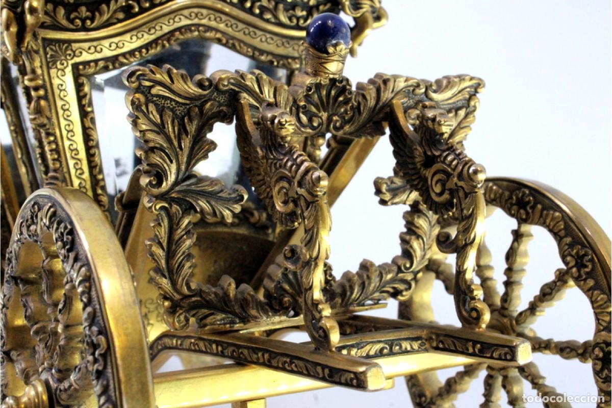 Antig&uuml;edades: Carruaje de plata dorada - Foto 3