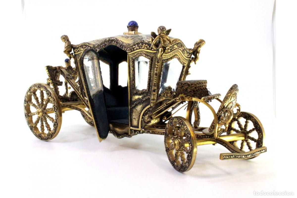 Antig&uuml;edades: Carruaje de plata dorada - Foto 4