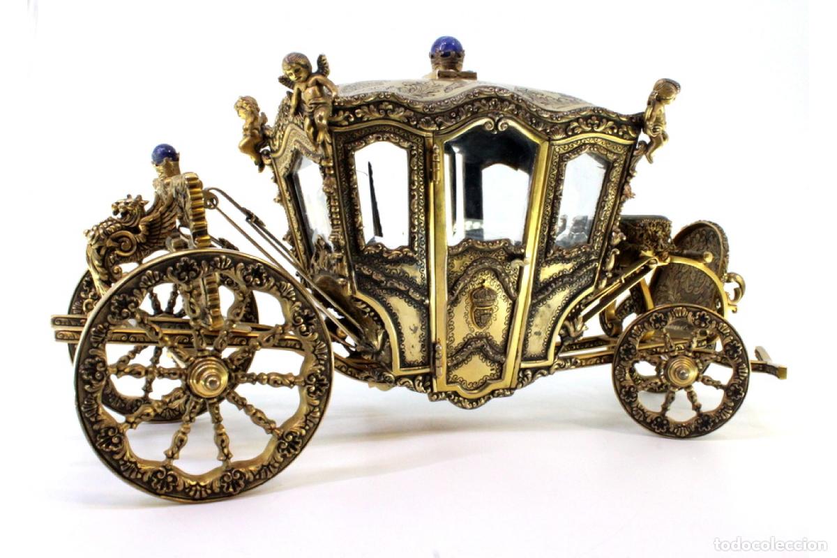 Antig&uuml;edades: Carruaje de plata dorada - Foto 6