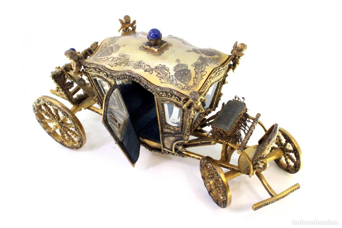 Antig&uuml;edades: Carruaje de plata dorada - Foto 7