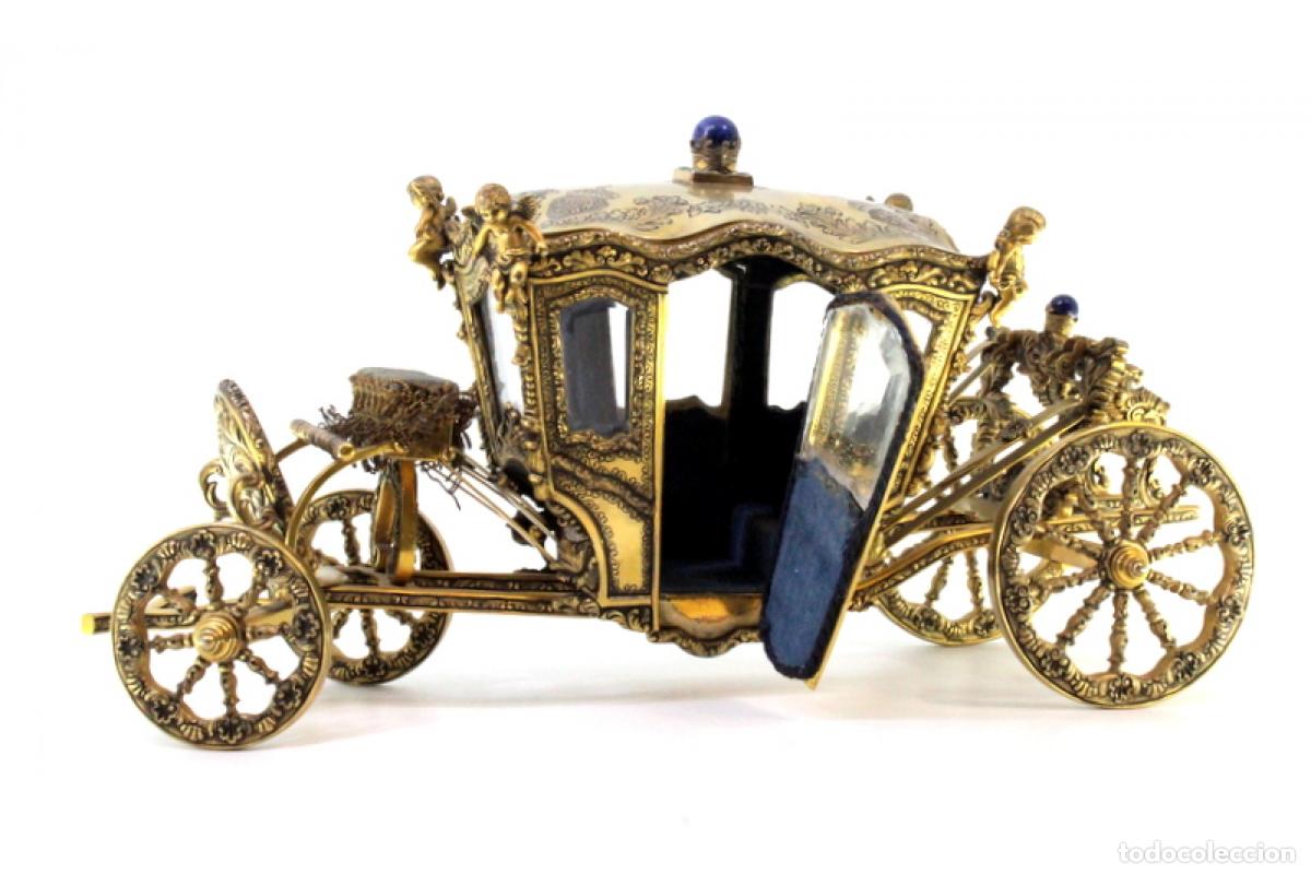 Antig&uuml;edades: Carruaje de plata dorada - Foto 8