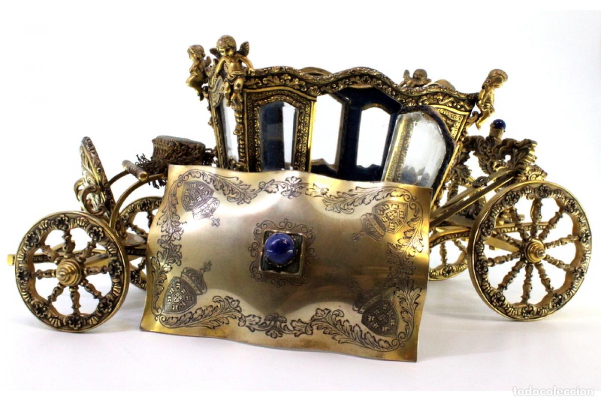 Antig&uuml;edades: Carruaje de plata dorada - Foto 13