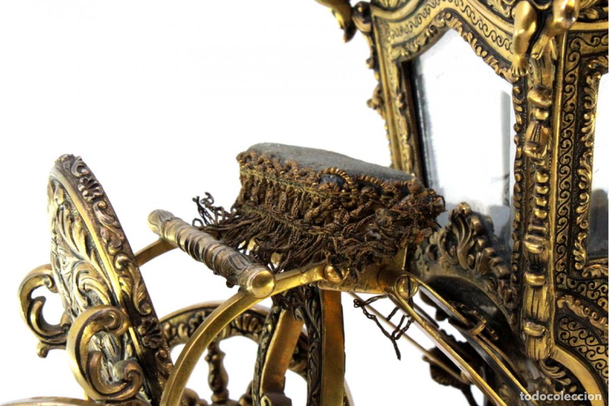 Antig&uuml;edades: Carruaje de plata dorada - Foto 14