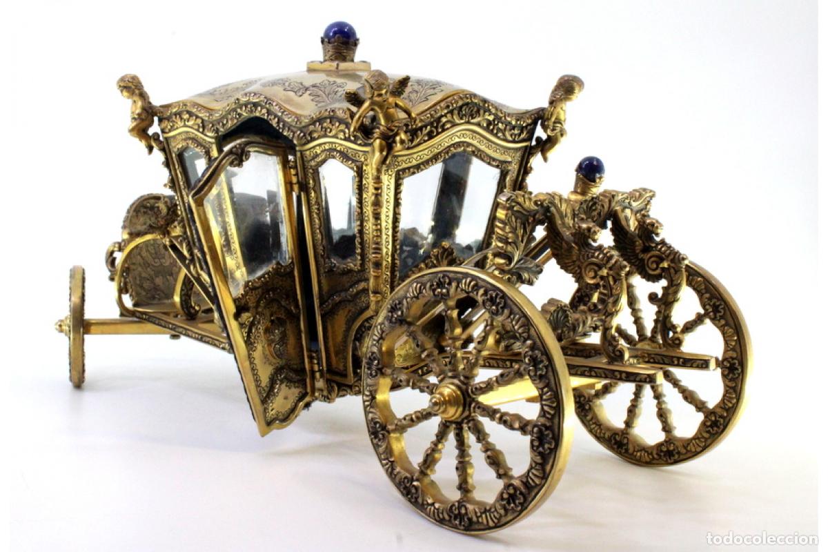 Antig&uuml;edades: Carruaje de plata dorada - Foto 16