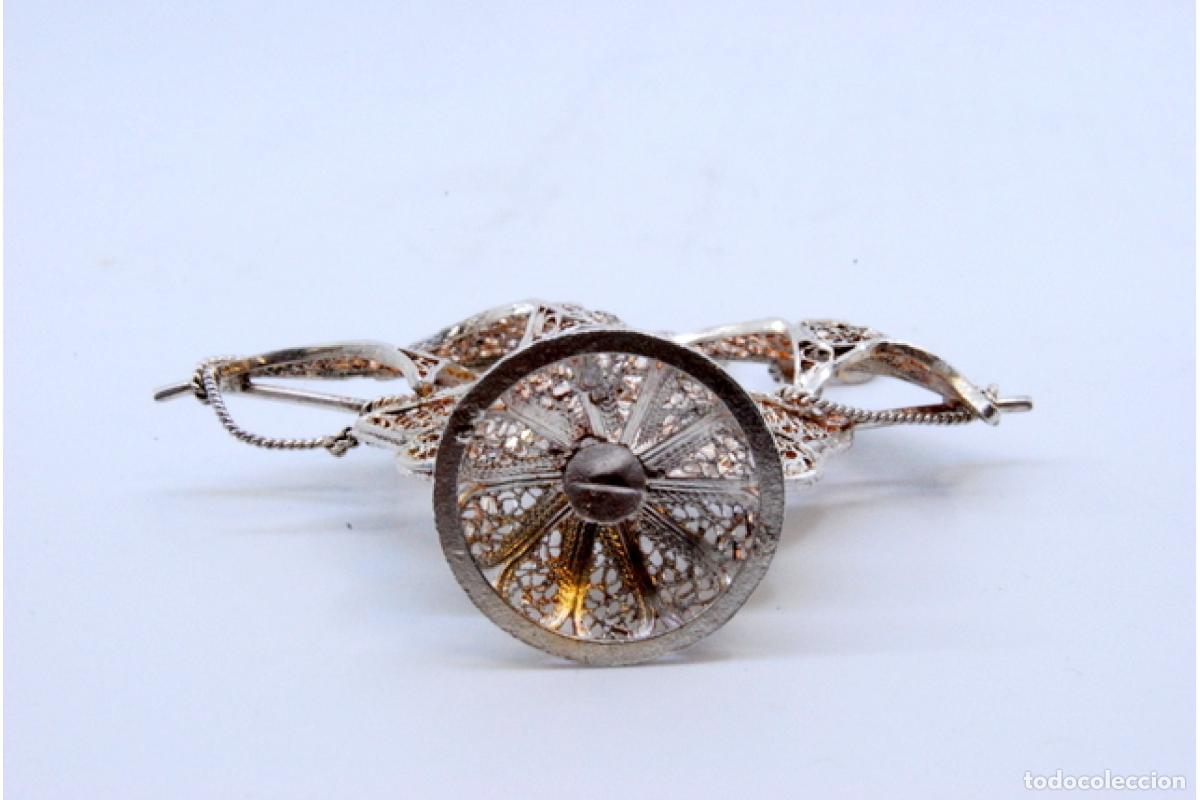 Antig&uuml;edades: Carabela de filigrana de plata. - Foto 3