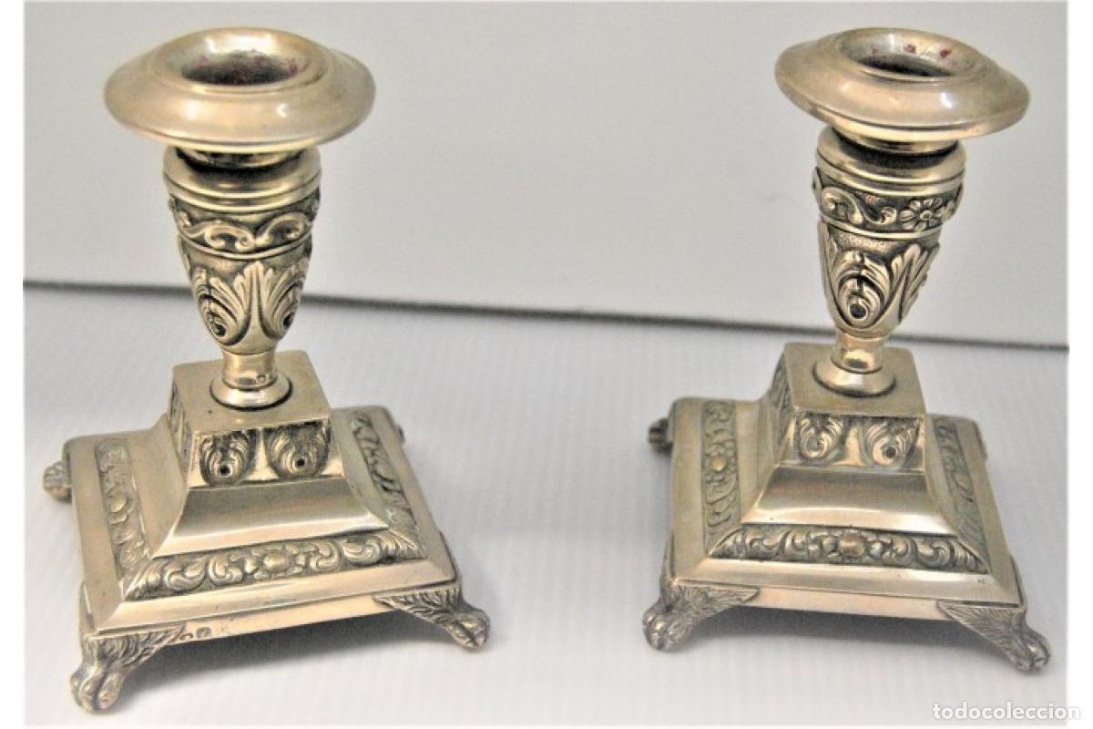 Antig&uuml;edades: candelabros de plata - Foto 2