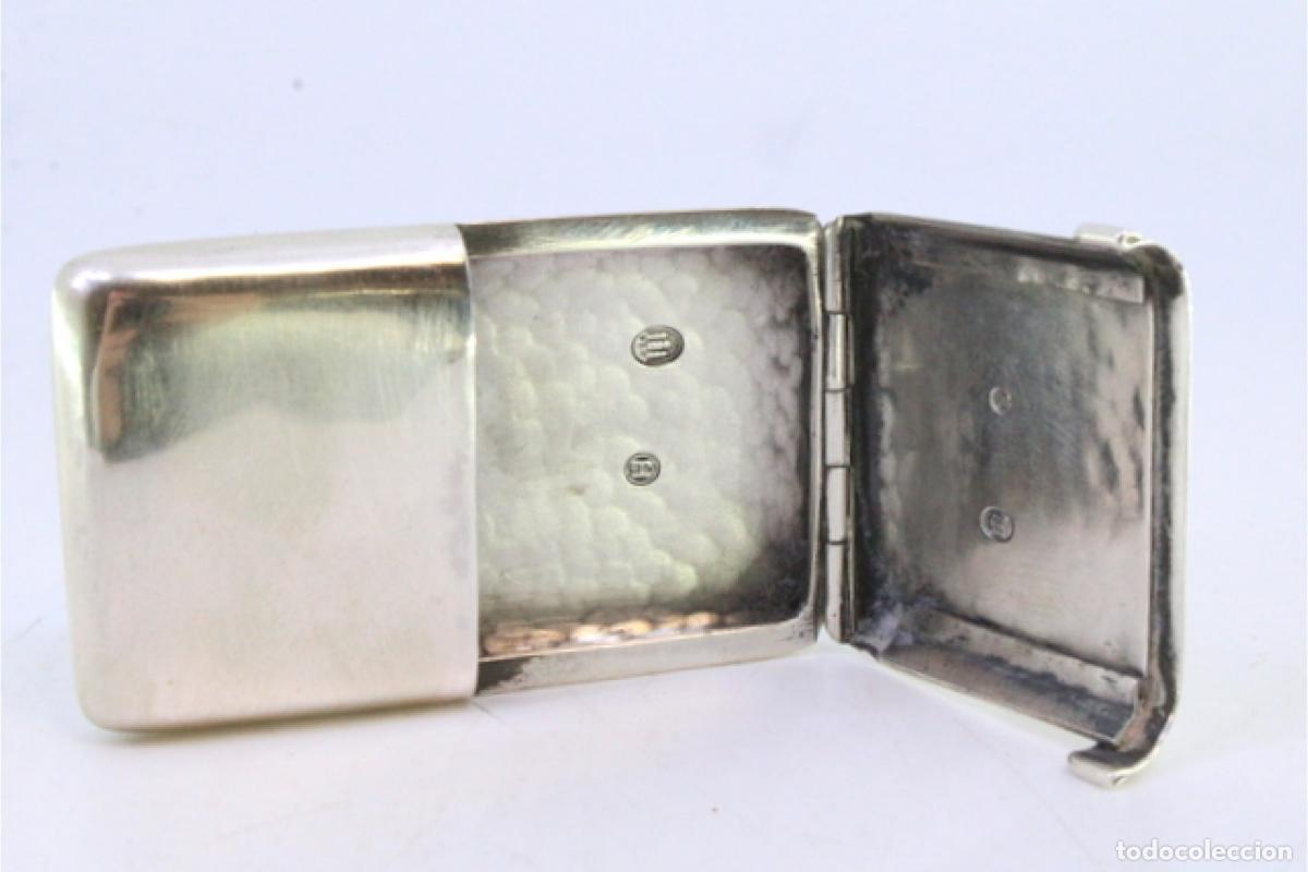 Antig&uuml;edades: Caja de cerillas de plata - Foto 4