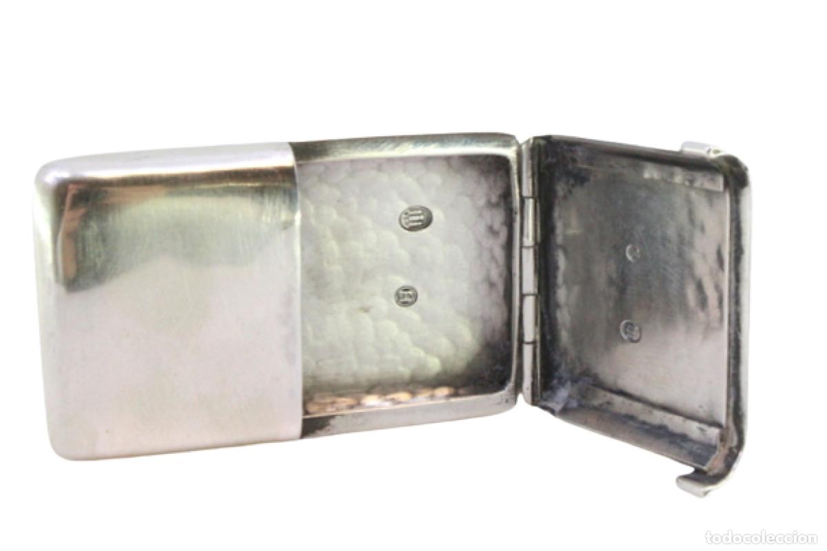 Antig&uuml;edades: Caja de cerillas de plata - Foto 1