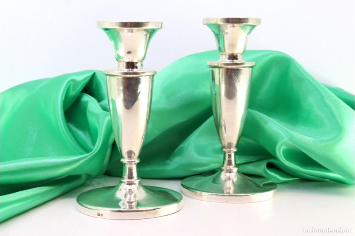 Antig&uuml;edades: candelabros de plata - Foto 5