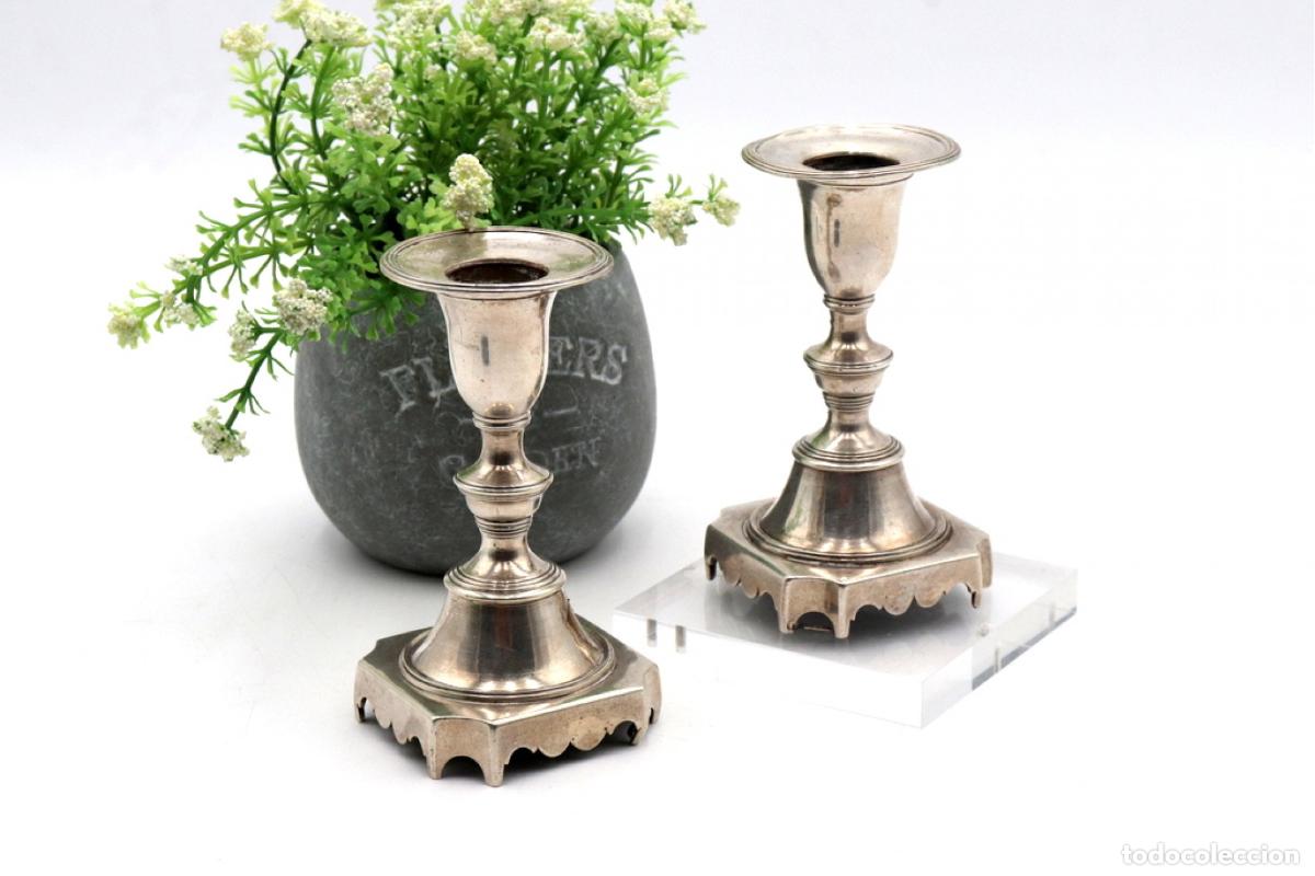 Antig&uuml;edades: candelabros de plata - Foto 3