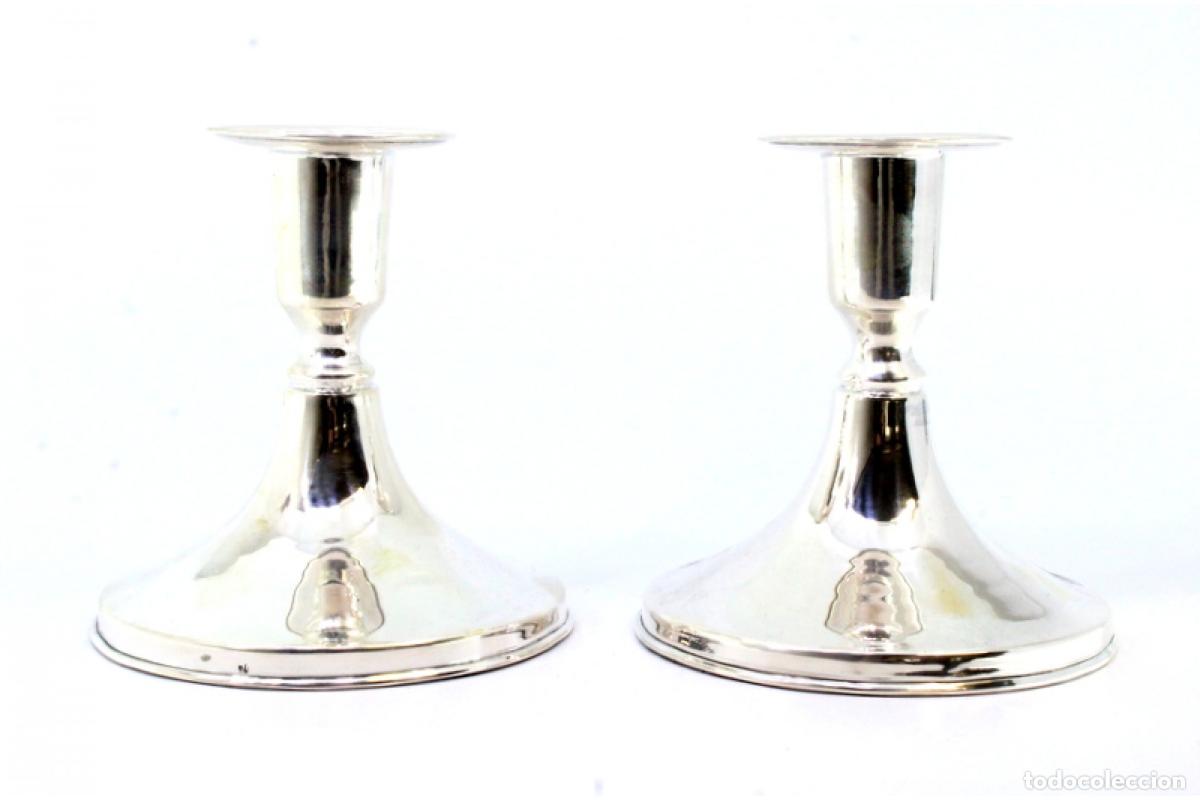 Antig&uuml;edades: candelabros de plata - Foto 4