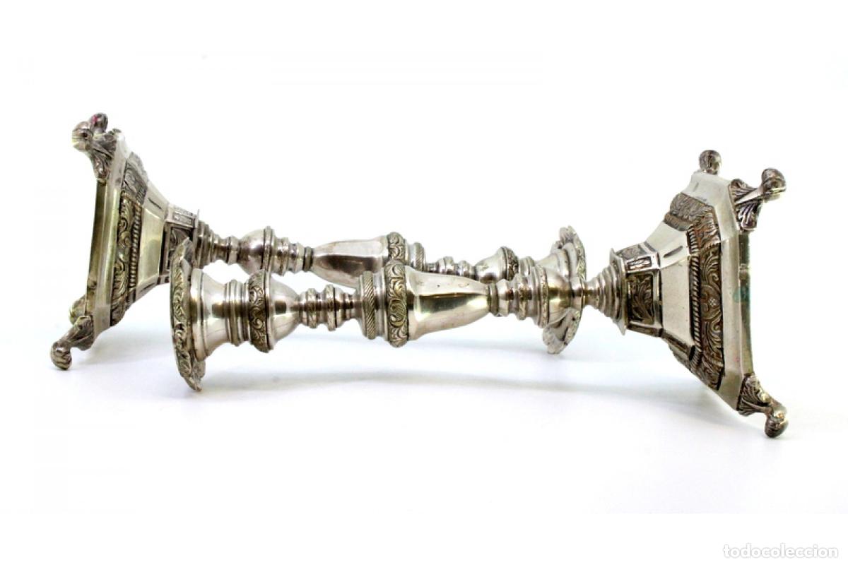 Antig&uuml;edades: candelabros de plata - Foto 3