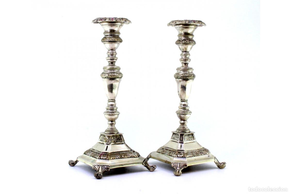 Antig&uuml;edades: candelabros de plata - Foto 6