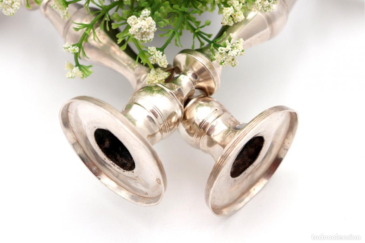 Antig&uuml;edades: candelabros de plata - Foto 3