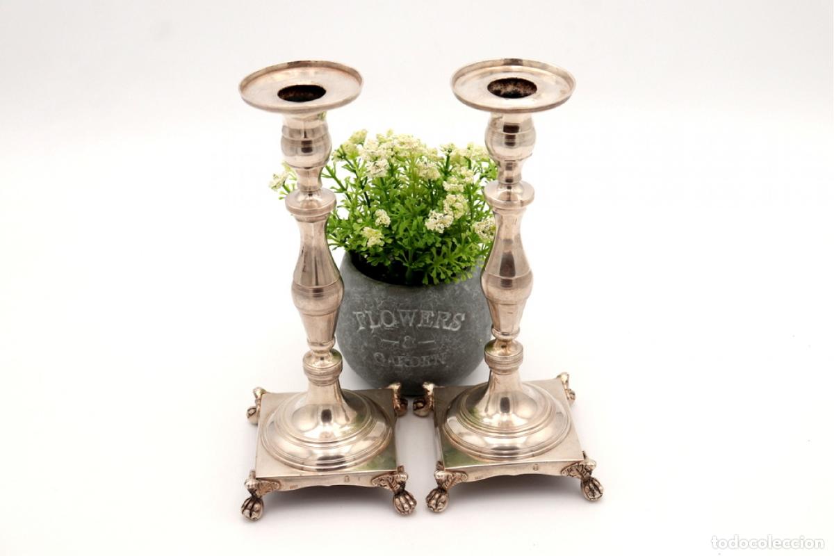 Antig&uuml;edades: candelabros de plata - Foto 5