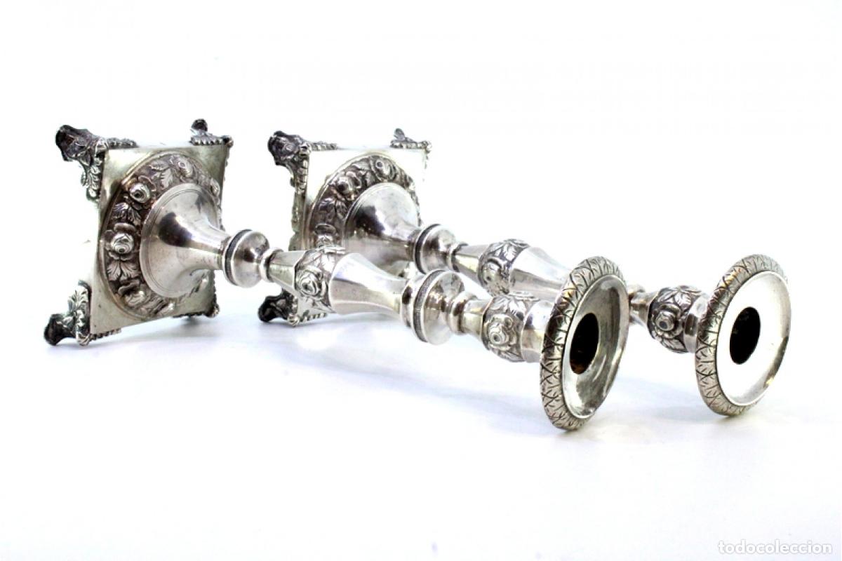 Antig&uuml;edades: candelabros de plata - Foto 5