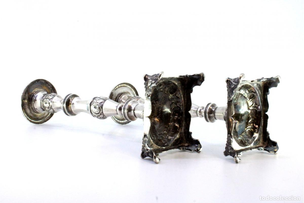 Antig&uuml;edades: candelabros de plata - Foto 7