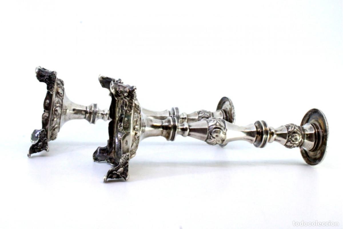 Antig&uuml;edades: candelabros de plata - Foto 8