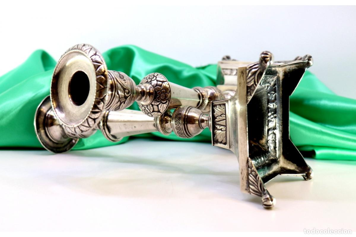 Antig&uuml;edades: candelabros de plata - Foto 8
