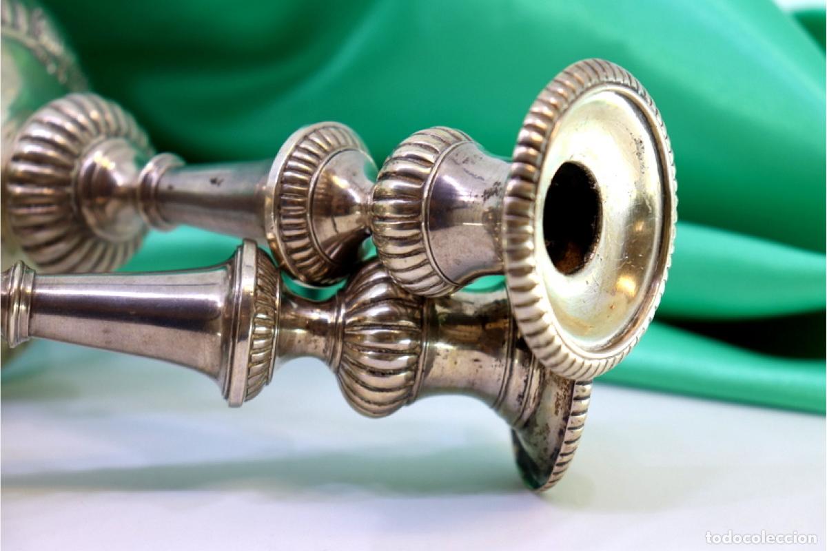 Antig&uuml;edades: candelabros de plata - Foto 6