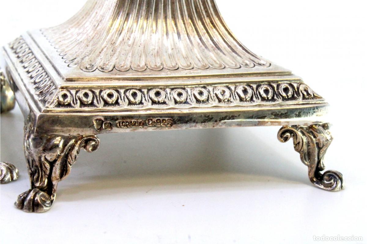 Antig&uuml;edades: candelabros de plata - Foto 4