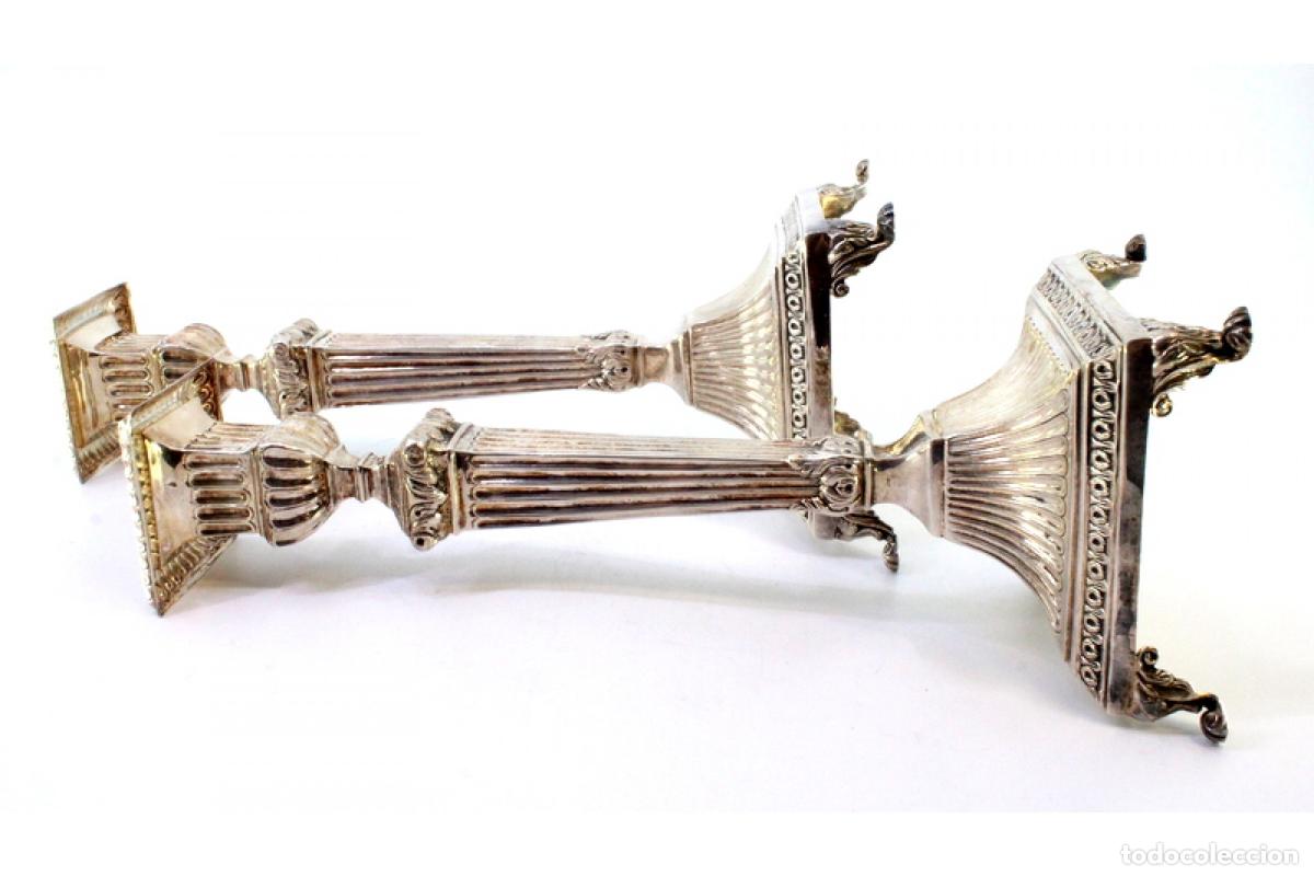 Antig&uuml;edades: candelabros de plata - Foto 7