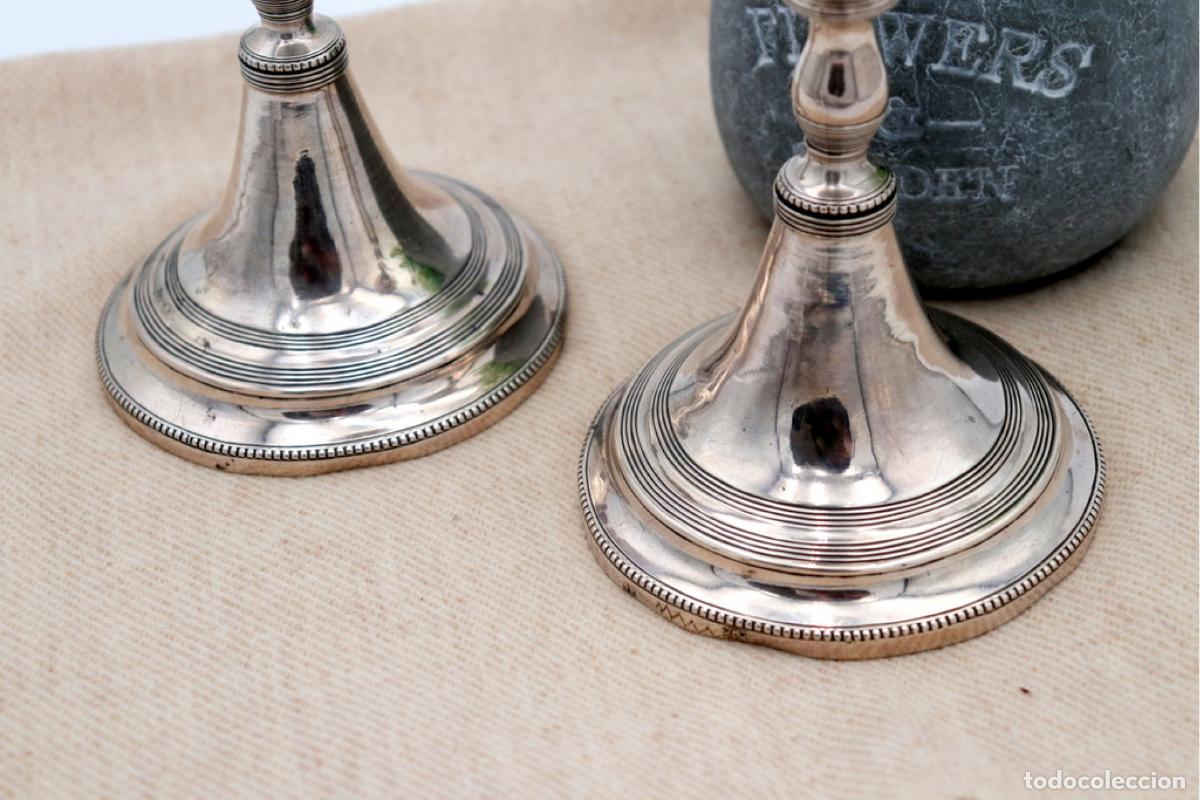 Antig&uuml;edades: candelabros de plata - Foto 4