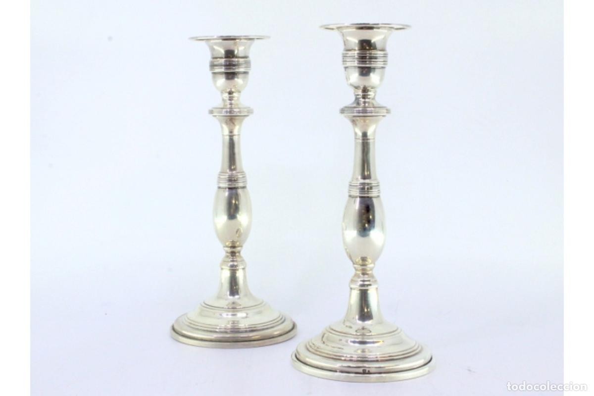 Antig&uuml;edades: candelabros de plata - Foto 3