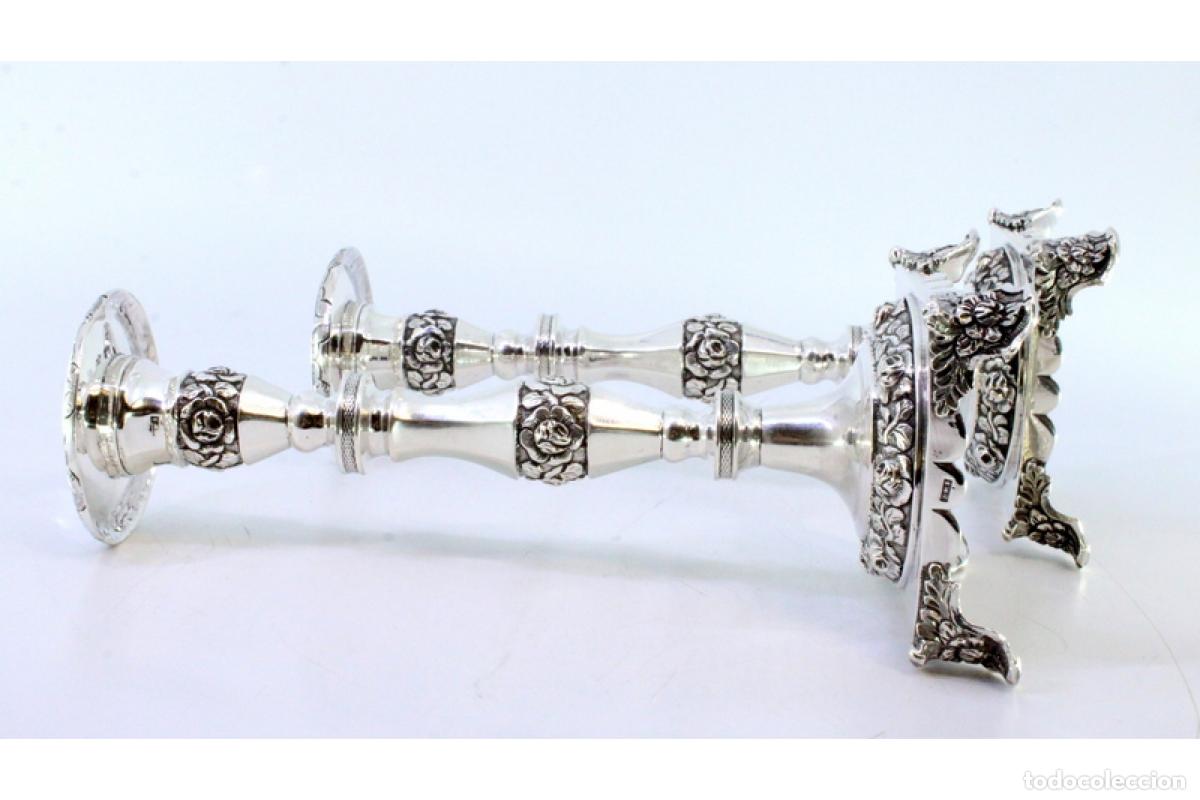 Antig&uuml;edades: candelabros de plata - Foto 4