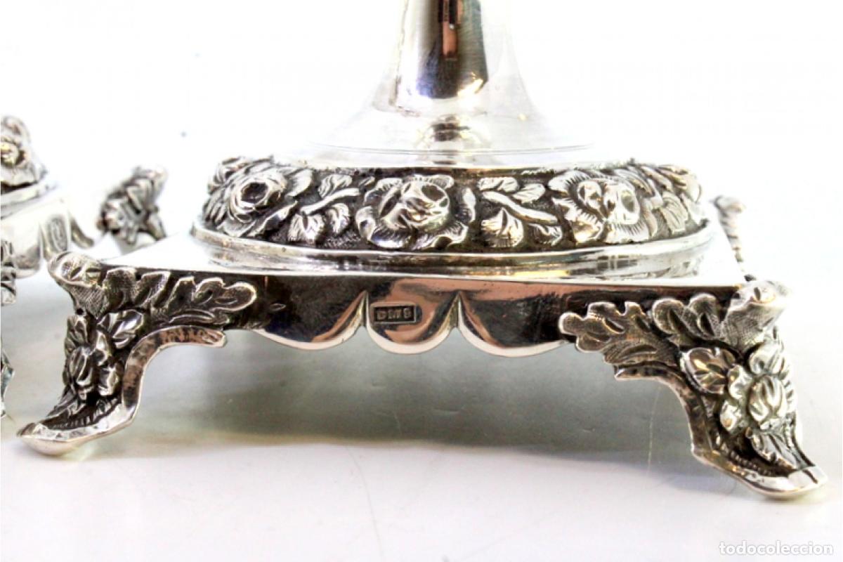 Antig&uuml;edades: candelabros de plata - Foto 5