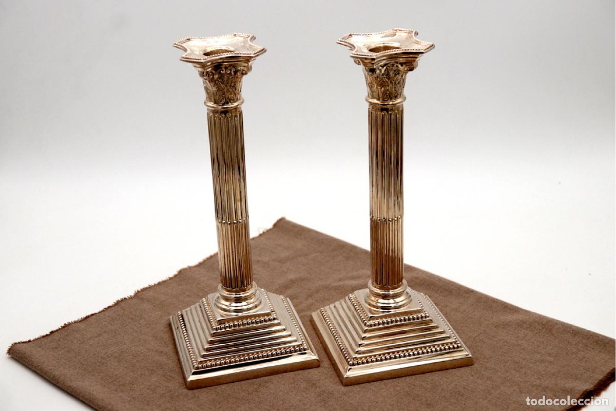 Antig&uuml;edades: candelabros de plata - Foto 4