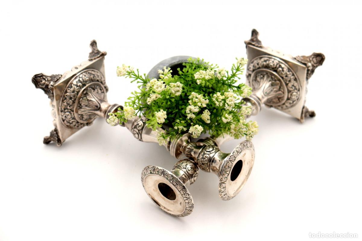 Antig&uuml;edades: candelabros de plata - Foto 3