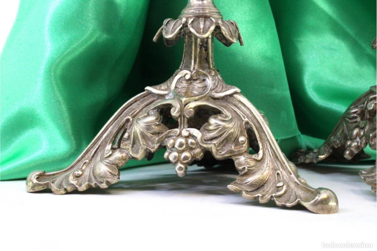 Antig&uuml;edades: candelabros de plata - Foto 2