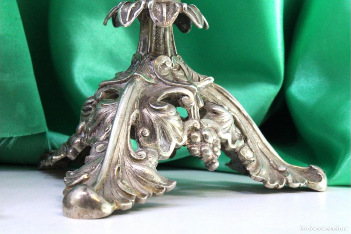 Antig&uuml;edades: candelabros de plata - Foto 3