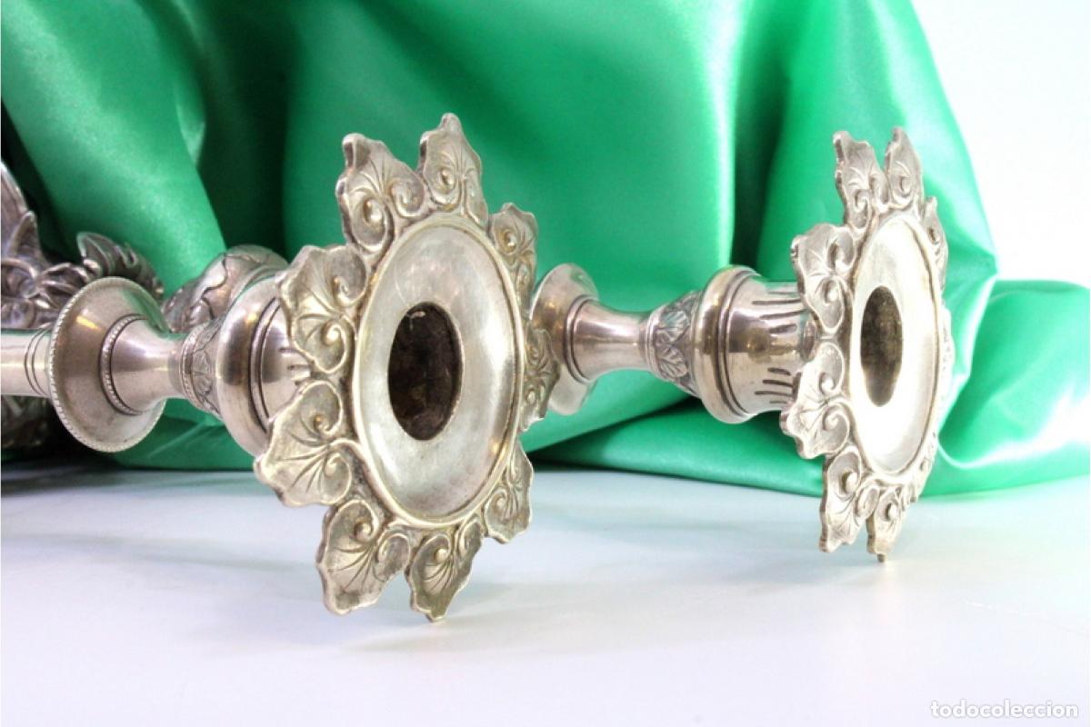 Antig&uuml;edades: candelabros de plata - Foto 5